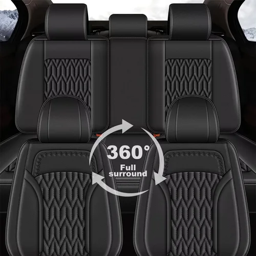 Miniatura 6 de AOMSAZTO Funda de asiento de automóvil personalizada para Toyota RAV4 2007-2026, protector de cojín de asiento de automóvil, impermeable, de piel