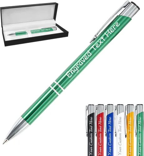 Miniatura 8 de Bolígrafos personalizados a granel con grabado sin nombre, bolígrafo de impresión personalizada, bolígrafo de metal pastel, regalo personalizado