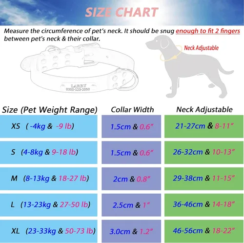 Miniatura 7 de Collar de perro personalizado con placa de identificación, piel auténtica, etiqueta de identificación de mascota grabada con número de teléfono