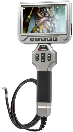 Miniatura 9 de Triplett BR350 Videoscopio de alta definición con vista frontal y lateral con cámaras duales impermeables de 5mm y pantalla LCD a color de 5