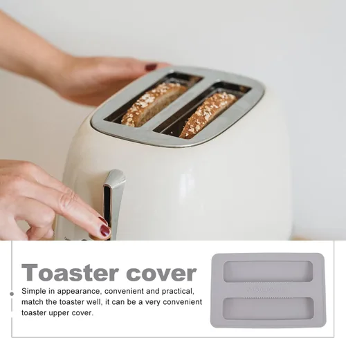 Miniatura 9 de Luxshiny Tostadora de silicona Tapa protectora Utensilios de cocina Máquina de pan eléctrica Polvo Reutilizable Desayuno Fabricante Accesorio