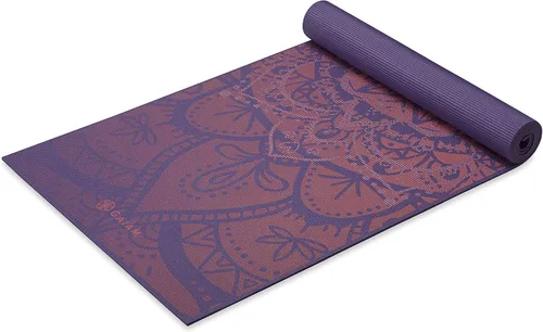 Gaiam - Alfombrilla de yoga, 6 mm, extra gruesa, antideslizante, de primera calidad, para todo tipo de yoga, pilates y ejercicios en el suelo (68