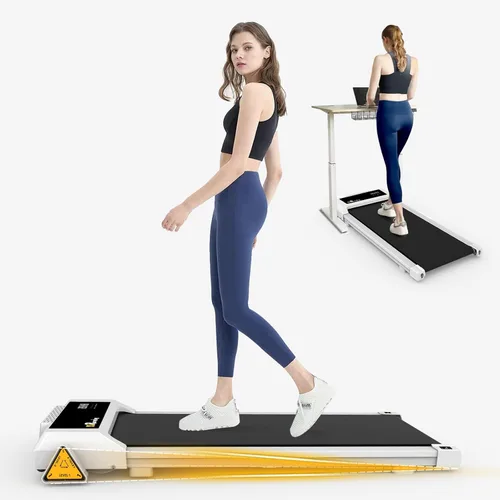 Caminadora para debajo del escritorio, almohadilla para caminar para el hogar y la oficina, caminadora portátil de 2.5 HP, máquina de correr para