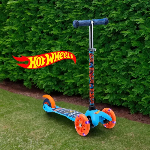 Miniatura 10 de Self Balancing Kick Scooter with Light Up Wheels, Extra Wide Deck, 3 Wheel Platform, Foot Activated Brake, 75 lbs Limit, Kids & Toddlers Girls or