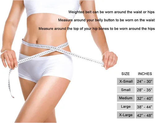 Miniatura 8 de W8FIT Cinturón Ajustable con Peso para Caminar y Hacer Ejercicio