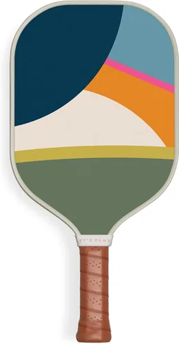 Recess Premium Pickleball Paddle - Superficie de fibra de vidrio fuerte y duradera, ligera, núcleo de panal y asas de agarre cómodas, torneo o juego