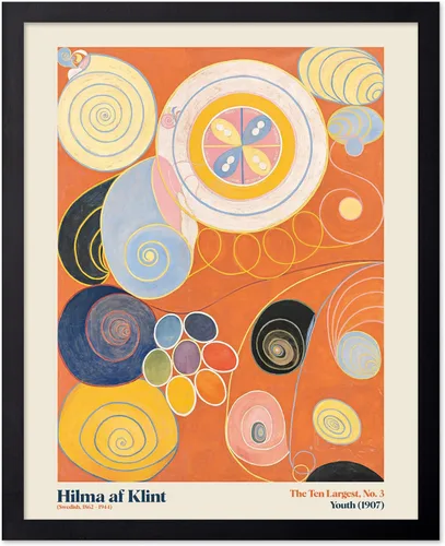 Miniatura 54 de Poster Master Póster de ilustración vintage, impresión retro moderna, los diez más grandes n.º 1, infancia, flor, abstracto, regalo para artista