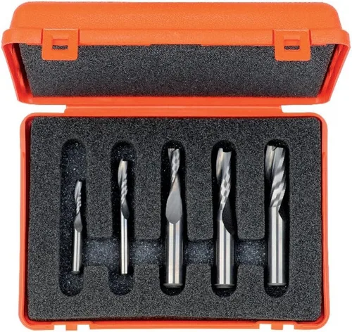 CMT Orange Tool 192.000.02 Carburo Sólido 5-PCS DOWNCUT BIT espiral