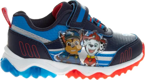Miniatura 4 de Paw Patrol - Zapatos deportivos para niños pequeños, tenis deportivos Chase and Marshall sin cordones, ligeros y transpirables, tenis iluminados
