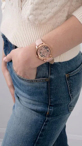 Miniatura 11 de GUESS Reloj de 1.417 in para mujer - Pulsera rosa esfera de oro rosa caja en tono oro rosa, Rosado, Classic