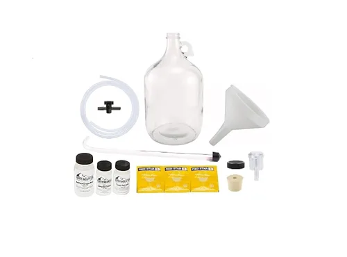 North Mountain Supply Kit de fabricación de hidromiel de 1 galón con instrucciones incluidas (idioma español no garantizado), solo requiere miel y