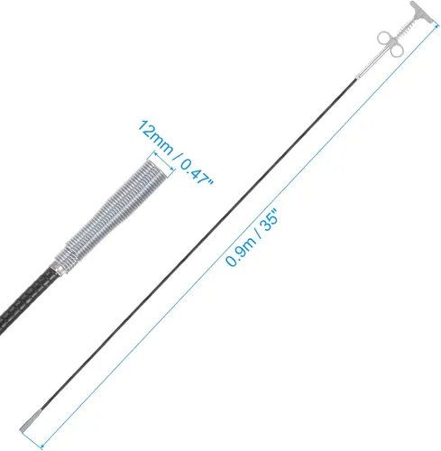 Miniatura 2 de HARFINGTON Herramienta de recogida de garras flexibles de 35 pulgadas, 4 garras, gancho de limpieza de alcantarillado de acero inoxidable