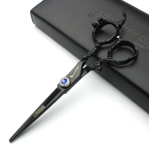 Miniatura 2 de Peluquero profesional 6 pulgadas de gama alta JP 440C tijeras de peluquería conjunto de herramientas de peinado tijeras de pelo conjunto