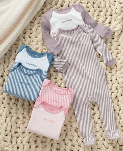 Miniatura 3 de Calvin Klein Enterizo orgánico con pies para bebé