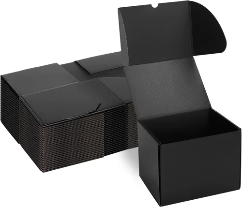 Miniatura 15 de Rempry Cajas de envío negras de 9 x 6 x 4 pulgadas, paquete de 20 cajas de cartón para pequeñas empresas, cajas de regalo para embalaje de envío