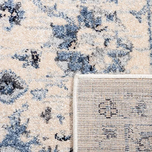 Miniatura 9 de SAFAVIEH Colección Charleston Alfombra de Acento - 2 pies x 5 pies, Gris & Gris Oscuro, Diseño Oriental con Efecto Desgastado, No Desprende Pelusa