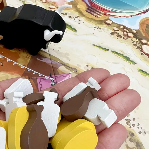 Miniatura 4 de Juego de mesa de yak Gestión de recursos estratégicos para la construcción de la diversión familiar para adultos y niños de 8 años en adelante 2-4