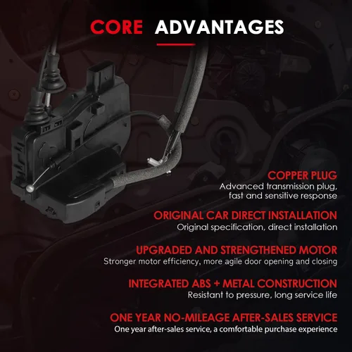 Miniatura 2 de CCIYU Actuador de cerradura de puerta trasera izquierda del lado del conductor Compatible para Hyundai Sonata 2011 12 13 14 2015 Actuador
