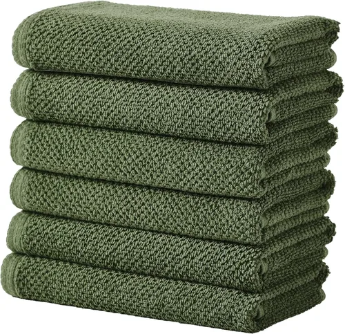 Miniatura 17 de Great Bay Home Toalla de baño blanca – Toalla de baño de gran tamaño 100% algodón de 68 x 35 pulgadas – Absorbente, de secado rápido, toalla de baño