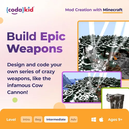 Miniatura 5 de Coding for Kids with Minecraft - Ages 9+ Learn Real Computer Programming and Code Amazing Minecraft Mods with Java - Award-Winning Online Courses
