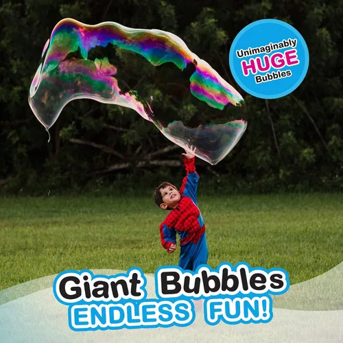 Miniatura 3 de 4 varitas de burbujas grandes: hacer burbujas gigantes. Gran actividad de cumpleaños y recuerdo de fiesta. Solución de burbujas gigantes no incluida.