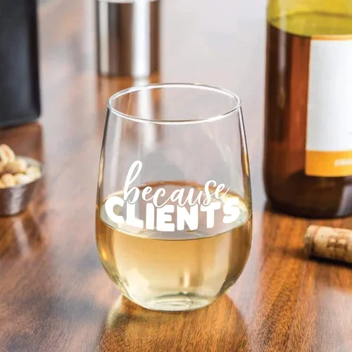 Miniatura 4 de Divertido regalo de copa de vino para estilistas, abogados, agentes de bienes raíces, trabajadores sociales, asistentes legales, regalos