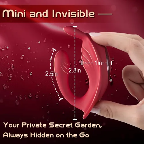 Miniatura 7 de Control remoto de aplicación para parejas, vibrador portátil, juguetes sexuales para mujeres adultas, vibrador de braga de larga distancia con Rojo