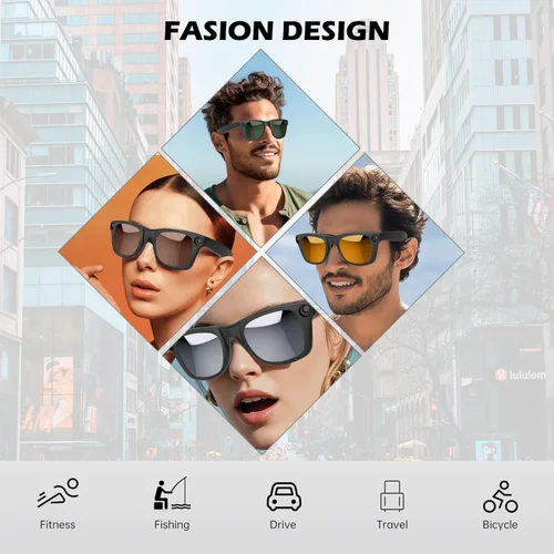 Miniatura 5 de 2 clips polarizados para Ray-Ban Meta Wayfarer y Gen 2 (RW4008/RW4012, talla L, 53-22), clip fotocromático para protección UV Meta Wayfarer Gen 2