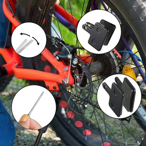 Miniatura 4 de Zonon 4 pares de pastillas de freno para bicicleta compatibles con TRP Tektro Shimano Deore Br-M575 M525 M515 T615 T675 M505 M495 M486 M485 M475