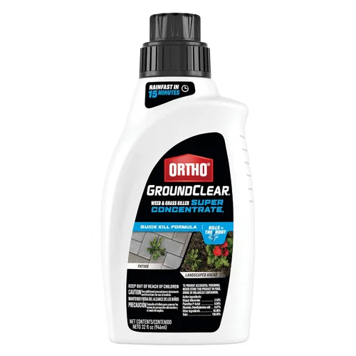 Ortho GroundClear - Herbicida super concentrado para malezas y hierbas, fórmula de acción rápida que elimina las malas hierbas y hierbas más