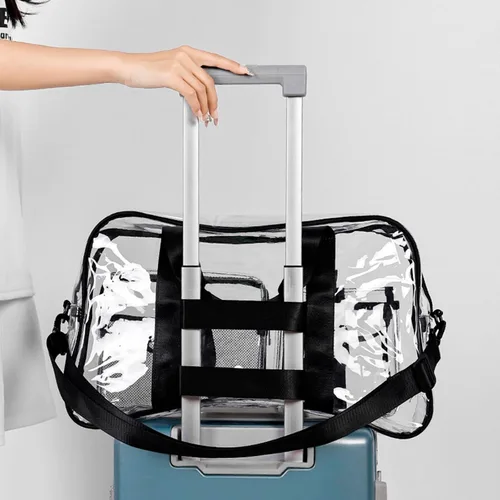 Miniatura 85 de Pequeña bolsa de gimnasio para mujer, bolsa de viaje con compartimento para zapatos