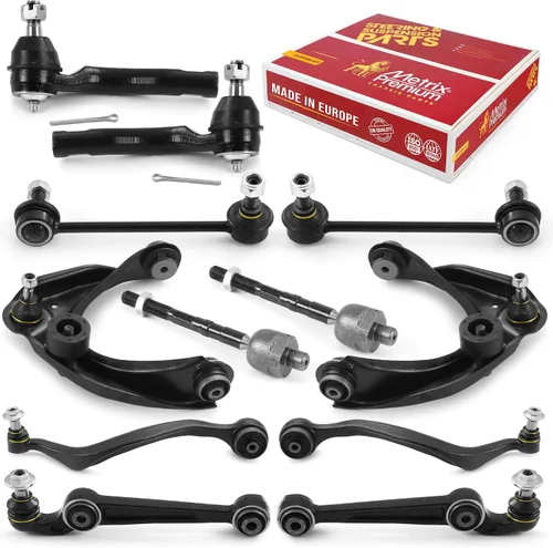 Miniatura 70 de Metrix Premium Chassis Parts - Kit de suspensión delantera de 10 piezas para BMW X5 2007-2013, BMW X6 2008-2014, reemplazo, fabricado en Europa