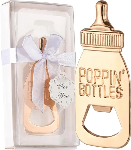 Miniatura 12 de 12 abrebotellas, recuerdo de baby shower para invitados, abrebiberones de oro rosa, regalos de boda, regalos de baby shower, regalo para invitados