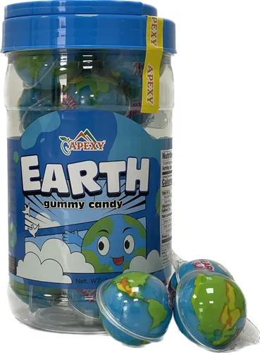 Miniatura 11 de Apexy Mixed Planets - Dulces Gomosos con Centro Líquido Afrutado Sin Grasa, Divertidos y Deliciosos Dulces Temáticos del Espacio Ideales