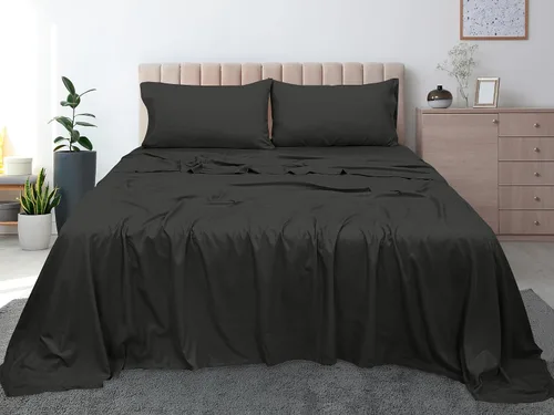 Miniatura 9 de Royale Linens Sábana encimera de 300 hilos de 100 % algodón peinado de fibras largas, súper suave, sábana encimera de tamaño individual se vende por