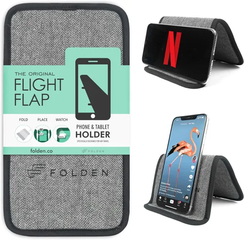Miniatura 13 de Flight Flap Soporte flexible para tablet de avión, soporte flexible para teléfono celular y tableta, extra grande de 12 x 7 pulgadas, soporte