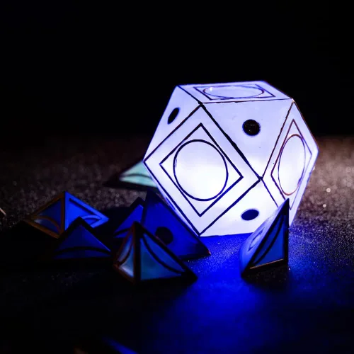 Miniatura 3 de Jedi Holocron Cube Electronic Cuba Recorder Cosplay Ornamento