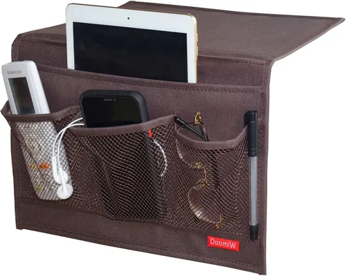 Miniatura 11 de Organizador de Almacenamiento para Mesita de Noche, Caddy para Mesita de Noche, Organizador de Almacenamiento de Armario de Mesa, Control Remoto