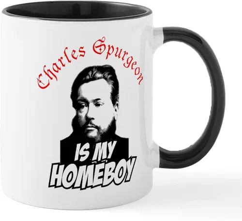 Miniatura 5 de CafePress Spurgeon Homeboy - Taza de café de cerámica de 11 oz (11.0 fl oz)