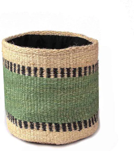 Miniatura 14 de Cesta de Maceta de Yute Resistente, Cesta Tejida Moderna, Maceta para Flores, Maceteros de Interior para Suelo, Cesta Organizadora de Almacenamiento