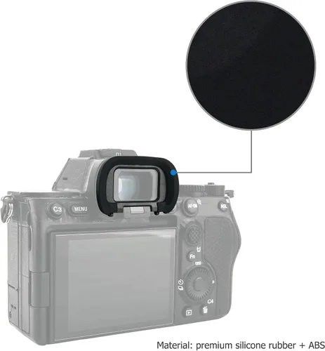 Miniatura 2 de Paquete de 2 oculares de silicona suave para Sony A7M5 A7 V A7 V A7 VI A9 III A7R V A7R6 A7R5 A7 IV A7M4 A7S III A1 A7V ILCE-1 A7SIII A7S3 cámara