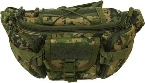 Miniatura 12 de Riñonera táctica militar impermeable WR para escalada al aire libre, pesca, correr, caza, compatible con iPhone 8, 7, 7plus (marrón coyote)