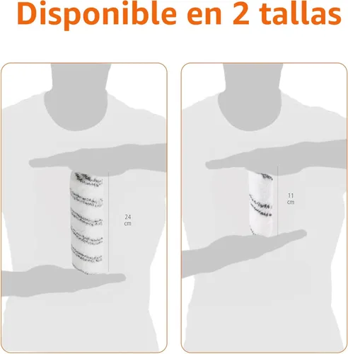 Miniatura 5 de Amazon Basics Cubiertas de rodillo de pintura de microfibra, para acabado liso, 4 pulgadas, paquete de 24