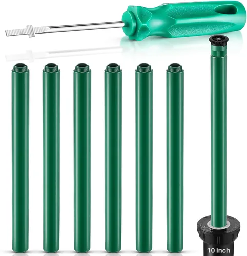 Miniatura 10 de Extensión elevadora emergente de 5 pulgadas compatible con rociadores Rain Bird 1800 y Hunter Pro-Spray, extensor de cabezal de aspersor