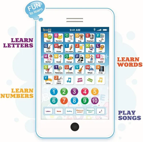 Miniatura 2 de Juguete de teléfono para niños 6 en 1: juguetes educativos para niños pequeños de 1 a 3 años, tableta de aprendizaje para niños y niñas de 4 años