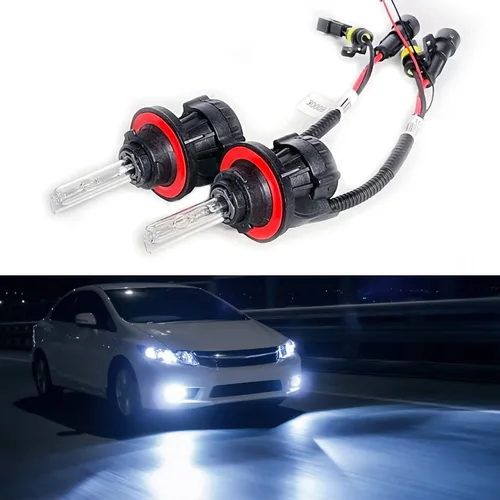 Miniatura 7 de Bombillas HID H4 9003 Bi-Xenon de 35 W superbrillantes de doble luz para faros delanteros, 10000 K, azul profundo, paquete de 2