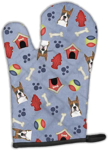 Miniatura 239 de Caroline's Treasures BB4020OVMT Dog House Collection Border Collie - Guante de horno grueso resistente al calor para sartenes calientes y horno