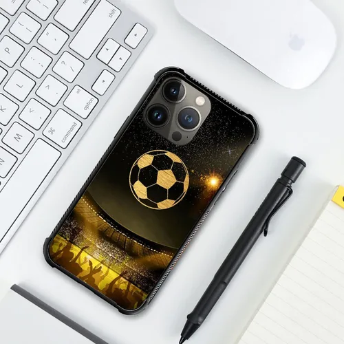 Miniatura 5 de Funda compatible con iPhone X/XS, diseño de bandera estadounidense de béisbol, TPU suave, a prueba de golpes, de vidrio templado, para iPhone X/XS