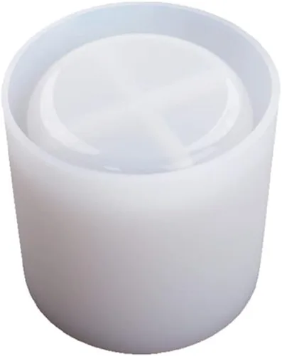 Miniatura 5 de Molde redondo de resina para maceta, molde de resina cilíndrica de silicona, para bricolaje, macetas de jardinería, manualidades, decoración