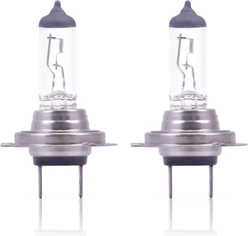 Sinoaprcel H7 - Bombilla halógena para faros delanteros altos o bajos, repuesto de 3200 K para bombilla estándar de 55 W, paquete de 2